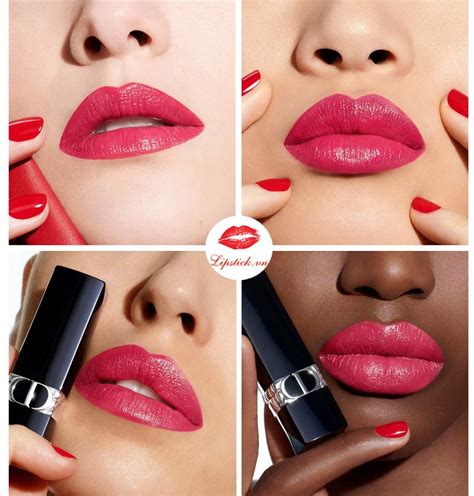 Dior rose harpers red lipstick